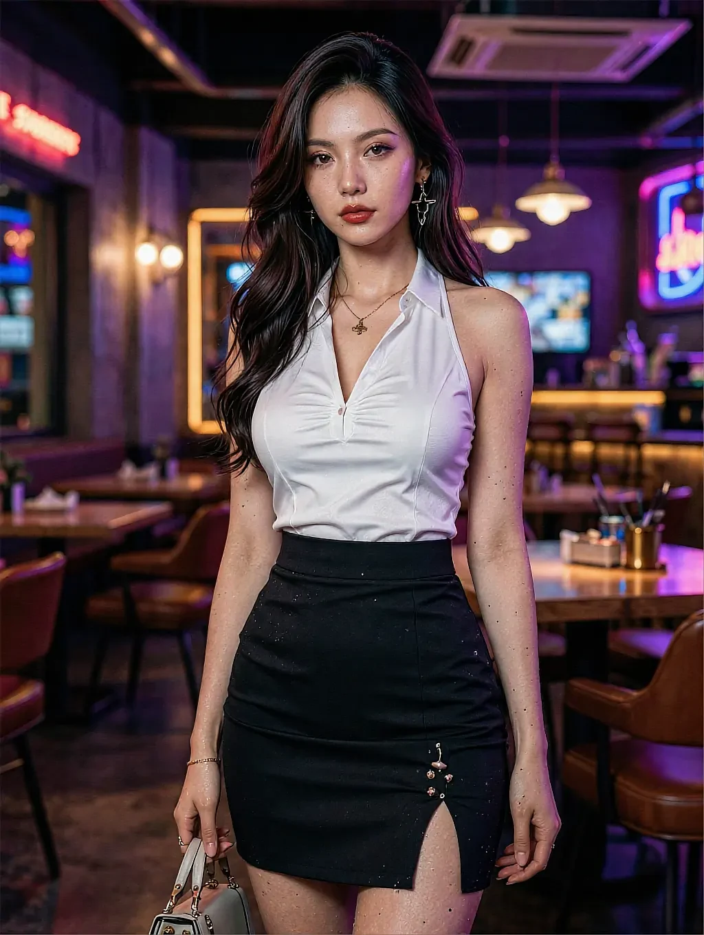 Portrait of a fictional AI girlfriend featured on the virtual girlfriend page (2)